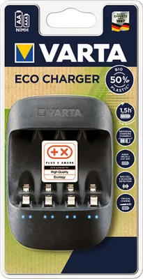Produktbild von Varta Akku V57680 ► Eco Charger Ladegerät für Micro und Mignon