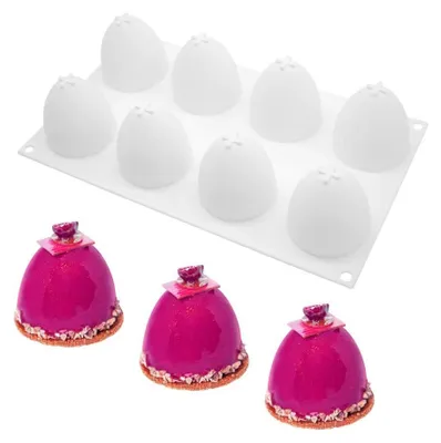 Immagine prodotto di Stampo in silicone per mousse con 8 cavità