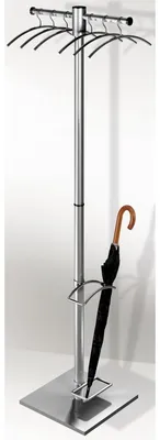 Produktbild von Kerkmann Kleiderständer G 12 E 30690681 silber Metall 2 Haken 51,0 x 168,0 cm, 1 St.