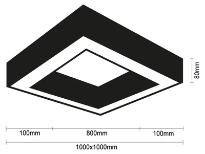 Zdjęcie produktu dla Oświetlacz sufitowy LED, 130W - CL7533