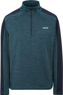 Obrázok produktu pre Regatta - Fleecová bunda "Hepley" pre mužov s polovičným zipsom RG12097 (3XL) (tmavá džínsová modrá/navy)