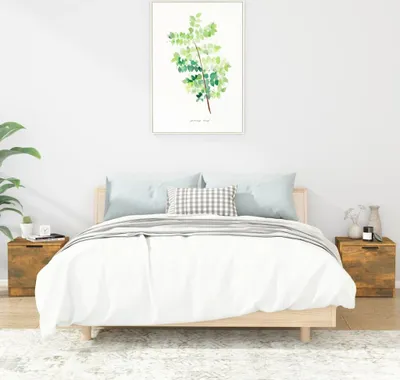 Obrázok produktu pre vidaXL Nočné stolíky 2 ks. Údený dub 40x39x40 cm