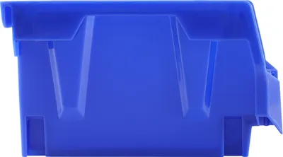 Produktbild von Stapelboxen Aufbewahrungsbehälter 24er-Set, hängbar stapelbar, Sichtlagerbox, PP-Kunststoff, Blau/Rot | 137x105x78 mm | 12+12 Stück