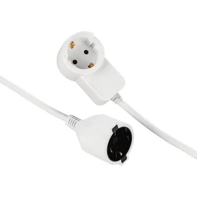 Produktbild von Hama Powerplug, 3 m, Drinnen, Weiß, 2 AC-Ausgänge, 1 Stück(e), 165 mm