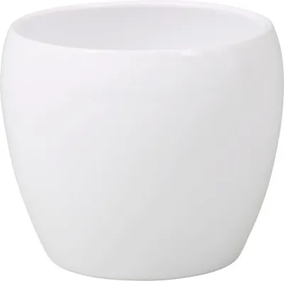 Immagine prodotto di Coprivaso in Vetroceramica LUNA ISLAND METALIKA Ø 11 x 9 cm bianco