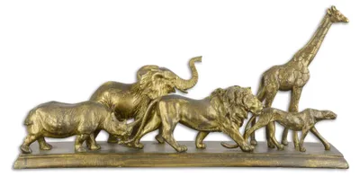Produktbild von Harzskulptur der „Big Five“ Replikat Retro Design Dekoration