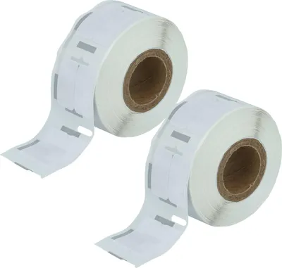 Produktbild von vhbw 2x Rolle 12mm x 24mm (1000 Etiketten) kompatibel mit Dymo LabelWriter 330 Turbo, 400 Turbo, 400 Duo, 310, 400, 320, 330 Drucker Weiß
