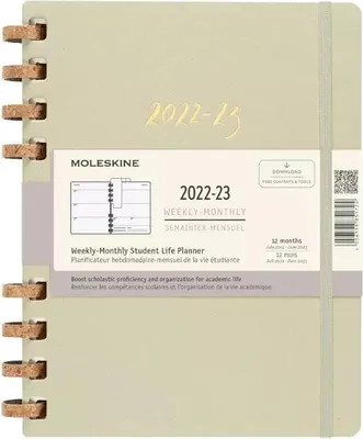 Obrázok produktu pre MOLESKINE 851724 MOLESKINE Unterrichtsplaner Wochenkalender Juli 2022 - Juni 2023 Kiwi
