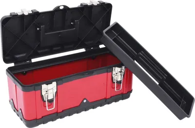 Produktbild von KS Tools Kunststoff-Stahlblech-Werkzeugkiste, 395x180x170mm, 850.0355