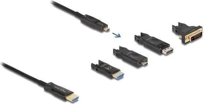 Produktbild von DELOCK Aktives Optisches 5 in 1 HDMI Kabel 8K 60 Hz 15 m