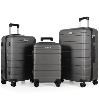 Produktbild von Handgepäckkoffer S/M/L/Set Koffer Hartschale Leicht Reisekoffer ABS Geräumig Haltbar Trolley Handgepäck Große Kapazität