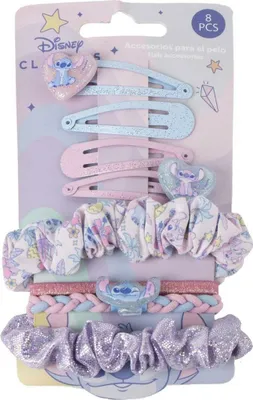 Produktbild von Disney Cute Alien Haarspange und Haargummi-Set, 8-teilig
