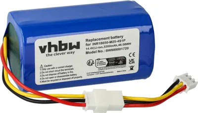 Produktbild von vhbw Akku kompatibel mit Robojet Focus, X-ONE Saugroboter (3200 mAh, 14,4 V, Li-Ion)