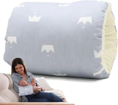 Imagen del producto de Almohada para bebés, soporte para los brazos, suave, compacta, lavable, ideal para la lactancia