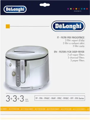 Produktbild von Delonghi Filter Fritteuse Fettdunst-,Aktivkohlefilter Type: F-9 (1er Pack)