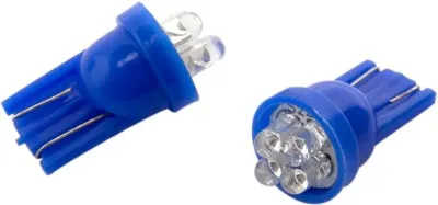 Produktbild von Spahn Steckglaslampe LED-Lampe T10 Achse 12V 5W Blau W2,1x9,5D