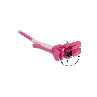 Image de Câble réseau en fibre optique LC multimode Delock