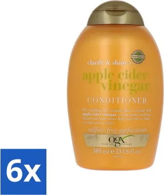 Produktbild von OGX - Apfelessig - Spülung - Klärung + Glanz - 385 ml - Vorteilspack - 6 Stücke