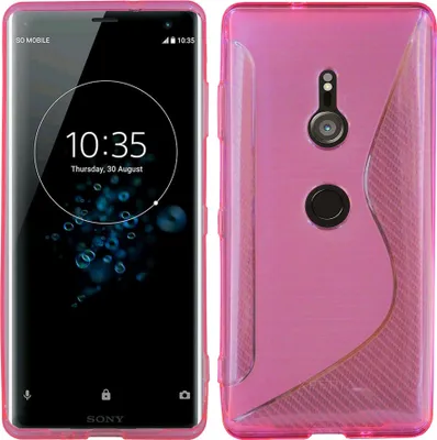 Obrázek produktu pro Silikonový ochranný kryt na mobilní telefon Sony Xperia XZ3, růžový