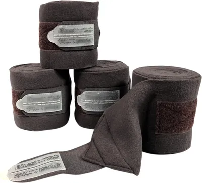 Produktbild von EQuest Fleece Bandagen EQuest Aktion - 4er Set in verschiedene Farben, Farbe:Mocha