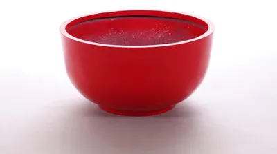 Produktbild von Elegant Einrichten | Pflanzkübel | Fiberglas | rund | rund | D50xH25cm | hochglanz rot