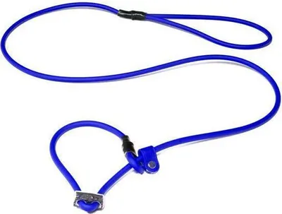Produktbild von Mystique® Biothane Moxonleine 8mm blau 130cm Moxon mit Zugbegrenzung