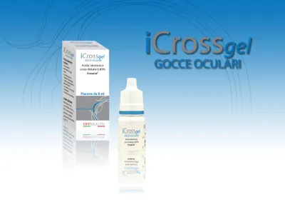 Obrázok produktu pre ICROSS Gél očné kvapky s kyselinou hyalurónovou, 0,4 %, 8 ml