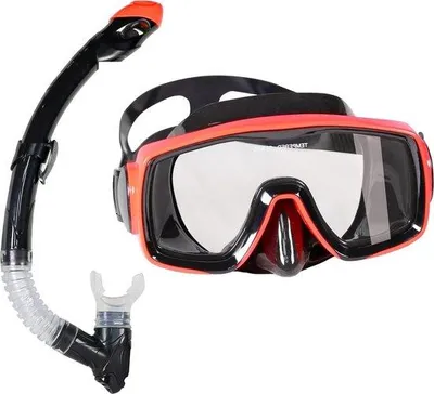 Produktbild von Famanu Tauchmaske Gehärtetes Glas - Anti-Beschlag - Tauchbrille für Jugendliche und Erwachsene