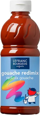 Zdjęcie produktu dla LEFRANC BOURGEOIS 188015 LEFRANC BOURGEOIS Gouache Liquide Redimix Temperafarbe 500,0 ml