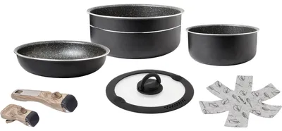 Produktbild von Camping Koch Geschirr Set Pirate - Spacemaster Ø24 cm Outdoor Topf Pfanne