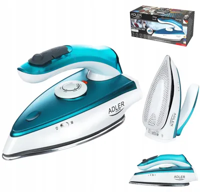 Produktbild von Reisebügeleisen Adler 1700 W Dampfbügeln Faltbar Steel Sole Compact Pro