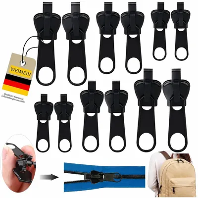 Rits Reparatieset 3 Größen – Ohne Werkzeug austauschbar