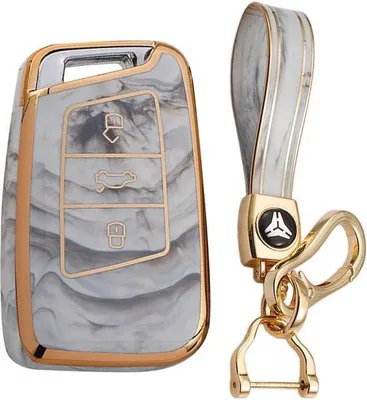Image de Porte-clés de voiture pour VW, Skoda et Seat - Protection en TPU pour clés de voiture
