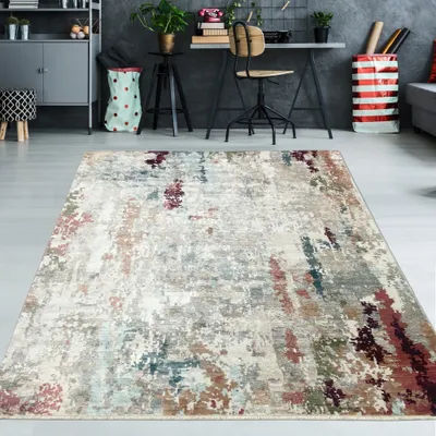 Immagine prodotto di Tappeto astratto color crema-arancio - 200 x 280 cm