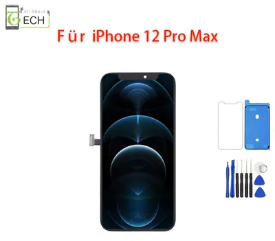 Produktbild von Für iPhone 12 PRO MAX LCD Display SOFT OLED Retina Touchscreen Bildschirm