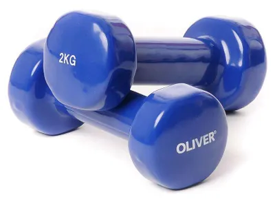 Produktbild von Oliver Vinyl Hantelpaar - blau