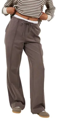 Produktbild von Brave Soul - "Jessie" Hosen für Damen WH459 (XL) (Schokolade/Weiß)
