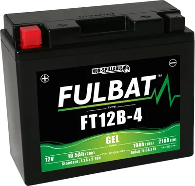 Image de FULBAT Accumulateur de gel FT12B-4 GEL (YT12B-4)