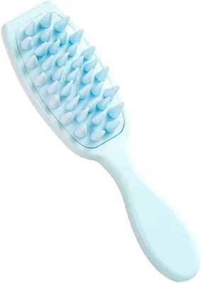 Obrázek produktu pro Silikonová masážní hlavice s hroty – masážní hlavice s chladivou pěnou a kartáčky pro odmaštění a exfoliaci