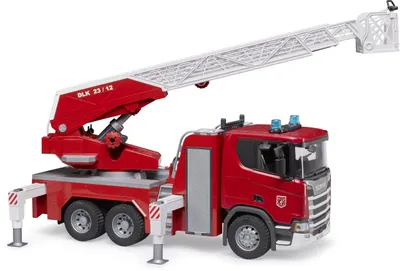 Obrázok produktu pre BRUDER Scania Super 560R Fire engine, Hasičské auto, 3 rok / roky, Plast, Červená, Biela