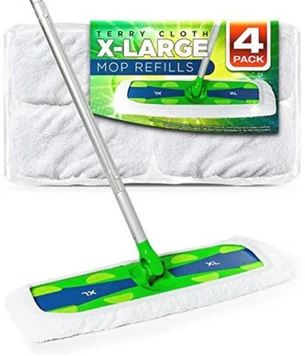 Produktbild von Famanu Wischpads X-Large aus Baumwolle - 4er-Pack