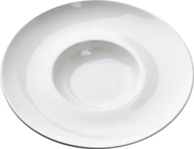 Image de Assiette creuse en porcelaine Basic BASIC 27 x 27 x 5 cm, blanche, 1 pièce