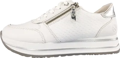Immagine prodotto di Rieker scarpe da donna scarpe sportive stringate bianco tempo libero, numero di scarpe: 42 EU
