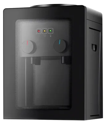 Produktbild von Elektrischer Wasserspender - Tischgerät - Heiß & Kalt - 550 W - Heißwasser 85–95 °C - Schwarz