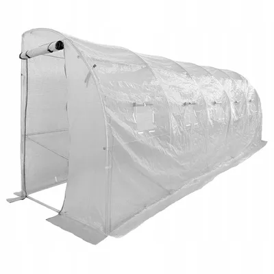 Image de Serre adossée 4iQ 6 x 1,5 m, blanche