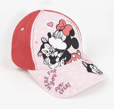 Immagine prodotto di Berretto estivo Disney Minnie Mouse - berretto per bambini con stampa e protezione UV rosso