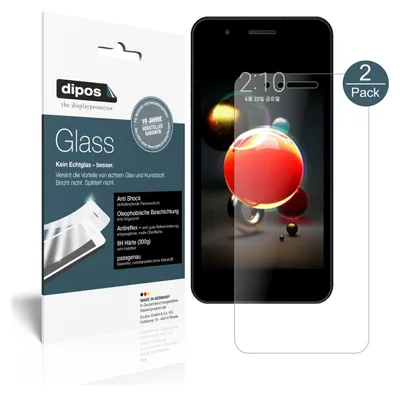 Produktbild von 2x Schutzfolie für LG X2 2018 matt - Anti-Shock 9H Folie Glass Kunststoffglas