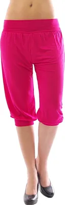Produktbild von Harem Harems Aladin Pump Hose Capri 3/4 hoher Bund Leggings Leggins Baggy Sommer pink S