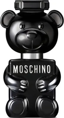 Obrázek produktu pro Moschino Toy Boy, Pánské, 100 ml, Nedoplnitelná lahvička, Bergamot, Elemi, Muškátový oříšek, Hruška, Růžový pepř, Hřebíček, Magnoliová, Růže, Ambra, Kašmeran, Santalové dřevo, Vetiver