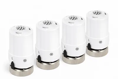 Produktbild von Aqbau® 4er Set Heizkörperthermostat M30x1,5 – 4er Set Heizkörperthermostat